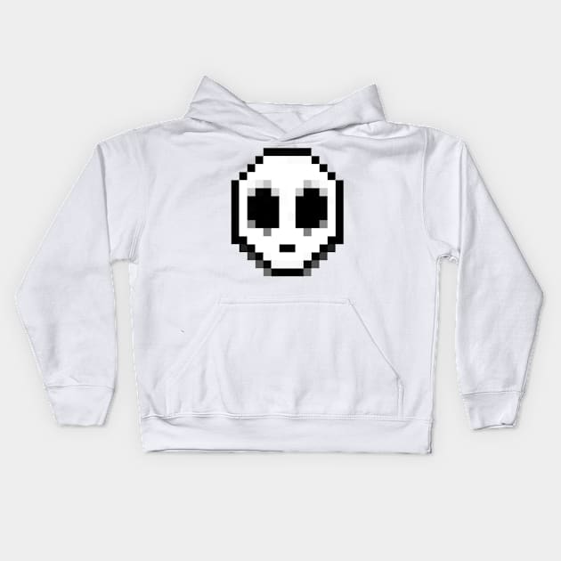 8-Bit Alien Kids Hoodie by jlevien